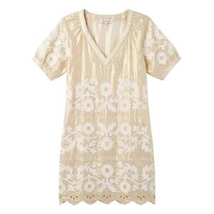 Rose & Rose Metallic Mini Dress Size XS